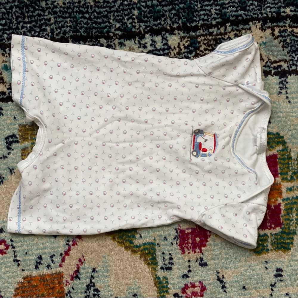 Magnolia baby golf outfit